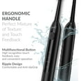 thumbnail image 4 of Supersonic TB-1000 Sonic Zoom+ Advanced Rotating Electric Toothbrush, 8,800 OPM, Wireless Charging, 6 Brush Heads, 3 Mod, 4 of 7