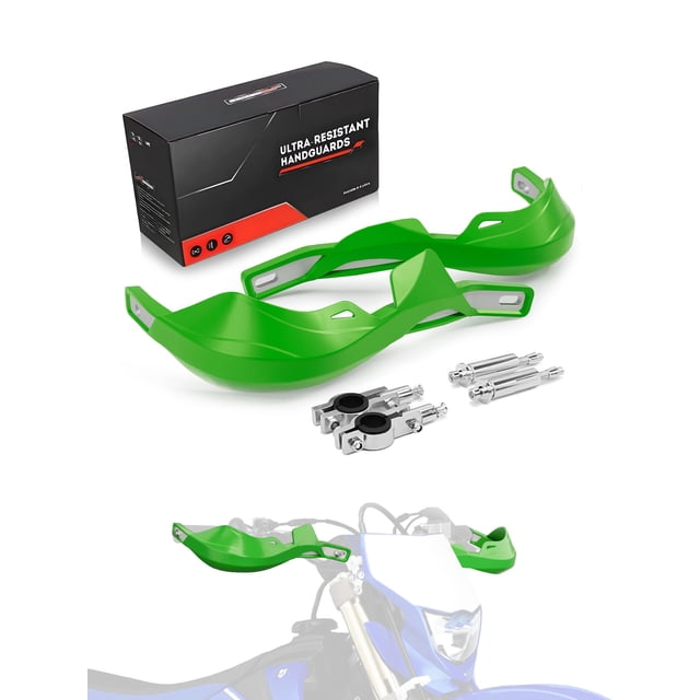 Protecciones de manos para moto JFG RACING universales 30 x 12 x 8 cm verdes