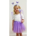 thumbnail image 3 of Disfraz Hada Mariposa Campanilla - Alas, Varita, Diadema y Tutú - Disfraz de Mariposa para Niños 3-8 Años - Color Morado, 3 of 3