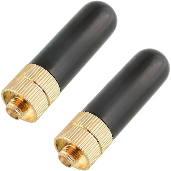 AUTERCO 2 Pack Short Antenna for Kenwood HYT Linton PUXING Radios, Universal Dual Band SMA-F Replacement for Two-Way Radios SRH805S