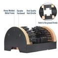 Cleaning Brushes Small Spaces Wooden & Metal Shoe Cleaner For Outdoor