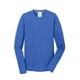 thumbnail image 5 of Port Company Long Sleeve Performance Blend Tee-3XL (True Royal), 5 of 6