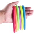 thumbnail image 5 of Fideos de cuerda de gelatina elástica, juego de juguetes sensoriales de goma gruesa para calmar y relajar a los niños, regalos y premios de fiesta de cumpleaños (paquete de 6), 5 of 5
