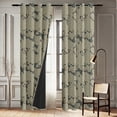 thumbnail image 4 of Vargottam Inverted Tree Canopy Design Blackout Curtains - Set of 2 Panels, 42 x 108 Inches Each - Light Blocking & Thermal Insulated Drapes with Grommet Top for Bedroom & Living Room - Green, 4 of 9