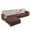Brown, variant on Sectional Couch Covers L Shape Sofa Cover Waterproof Reversible with Chaise Cover Durable Furniture Protector Sofa Slipcovers for Pets Dog Cat 2-Piece