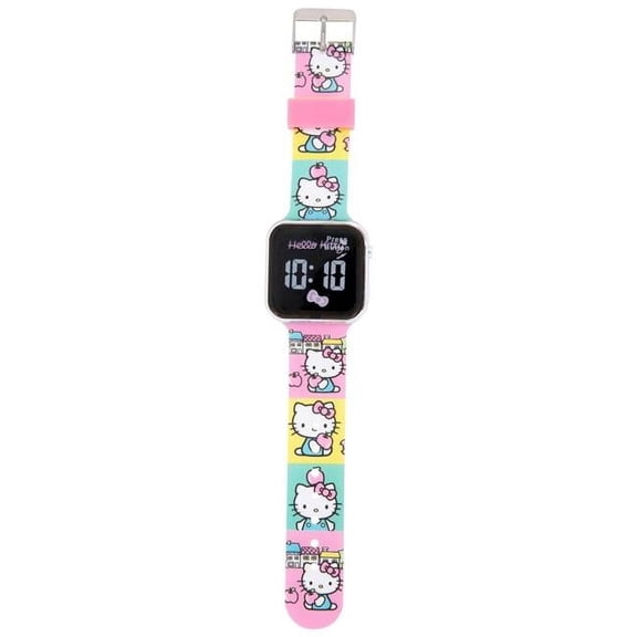 Hello Kitty  Pastel Rainbow LED Wrist Watch