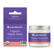 Lansinoh Organic Nipple Balm for Breastfeeding and Dry Skin, 2 Ounce Jar