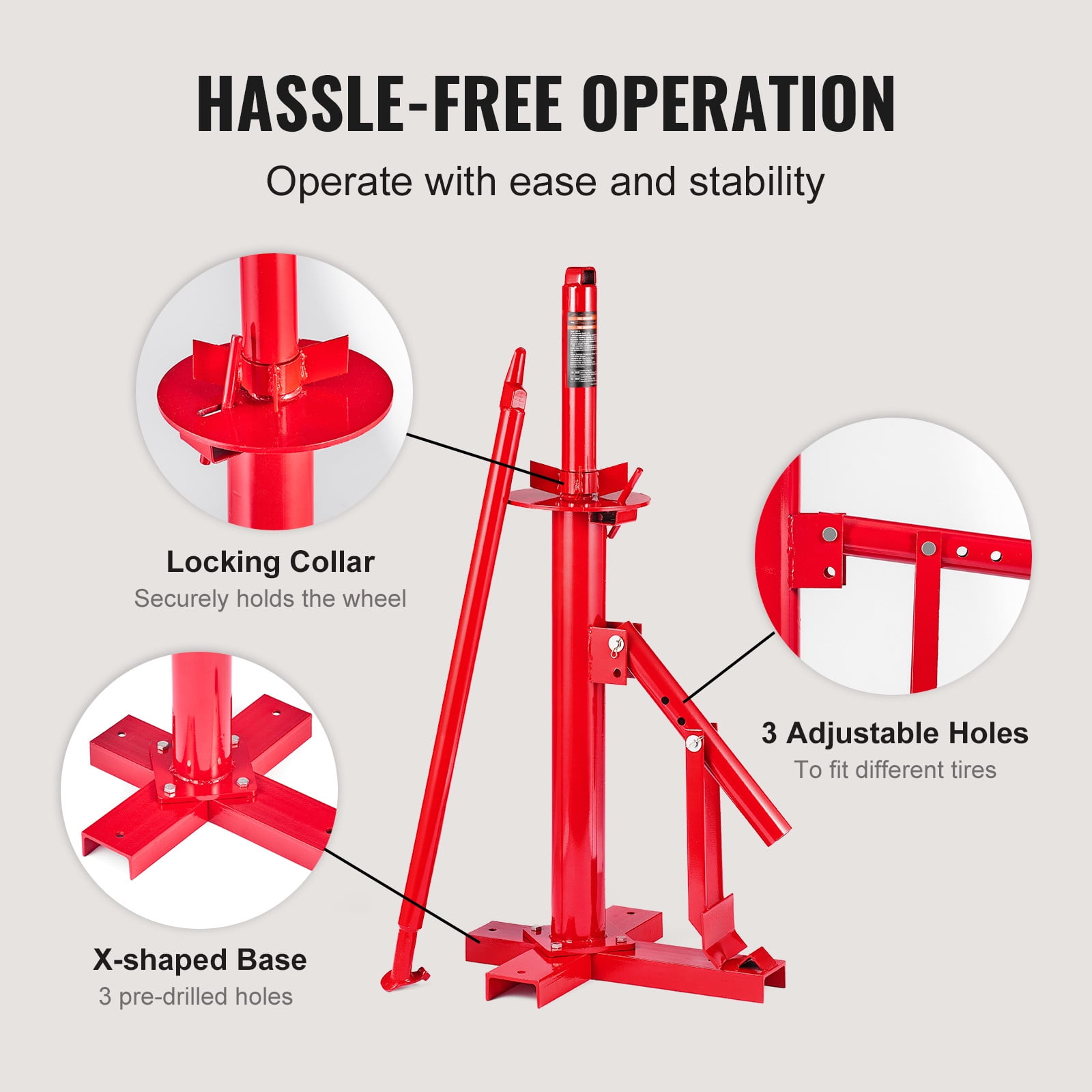 VEVOR Portable Manual Tire Changer Bead Breaker Tool for Car Truck Motorcycle