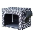 thumbnail image 5 of FITYLE Large Stray Cats Shelter Feral Cats Warm House Rainproof Windproof Easy to Assemble Comfortable Homeless Pet Tent Dog Kennels C, 5 of 9