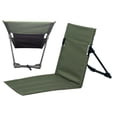 thumbnail image 3 of silla plegable portátil respaldo ligero asiento cojín cómodo verde, 3 of 5
