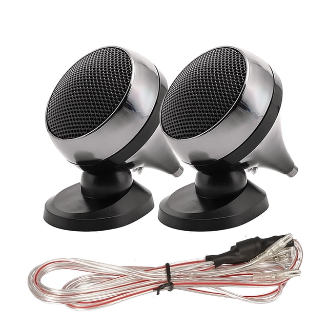 150W 25mm CT-57 High-Efficiency Dome Tweeters with Built-in Crossover - Energy-Saving, Easy Installation, Universal Fit for All Car Audio Systems, Magnetic Field-Free Design Protects Tapes & Credit