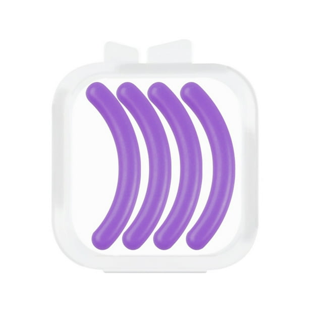 fastboy Recharges pour Boucleur de Cils Tampons de Remplacement Flexibles Caoutchouc Solide Finition Soignée Robuste Pratique Remplacer la Bande Adhésive Violet (Quatre)