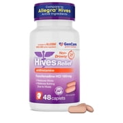 GenCare 24hr Hives Relief Allergy Medicine for Adults & Kids 12+ – Fexofenadine 180mg 24 Hour Non Drowsy Antihistamine Formula – Nondrowsy Allergy Relief Tablets – Generic for Allegra Hives (48 Count