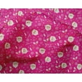 thumbnail image 4 of oneOone Silk Tabby Fuschia Pink Fabric Christmas Sewing Craft Projects Fabric Prints By Yard 42 Inch Wide, 4 of 4