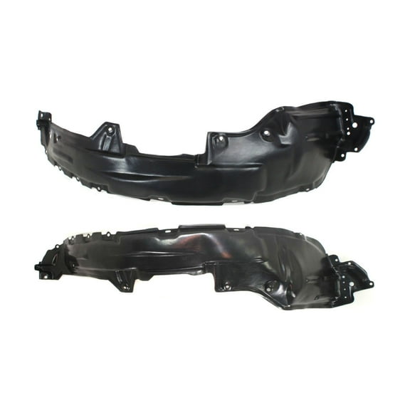 KarParts360 For Toyota RAV4 2006-2012 Fender Liner Driver And Passenger Side | Pair | Front | Made Of Plastic | With Flare | For TO1248144 | 538750R020, 5387642075