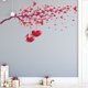 thumbnail image 4 of RBCKVXZ Decoraciones para San Valentín, Pegatina de pájaro rojo para pared tallada para sala de estar y dormitorio, Decoración para San Valentín en oferta, 4 of 8