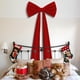 thumbnail image 5 of Adornos navideños, adornos navideños, regalos navideños, lazos de terciopelo extragrandes, adornos para árbol de Navidad, decoración para fiestas navideñas, bodas, interiores y exteriores, lazos de ga, 5 of 8