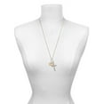 thumbnail image 3 of Delight Jewelry Goldtone Class of 2026 I Have Plans for You Engraved Cross Zoey Necklace, 28", 3 of 4