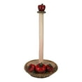 thumbnail image 5 of Country Farm Fresh Crisp Red Apples Harvest Basket Paper Towel Holder Figurine, 5 of 10