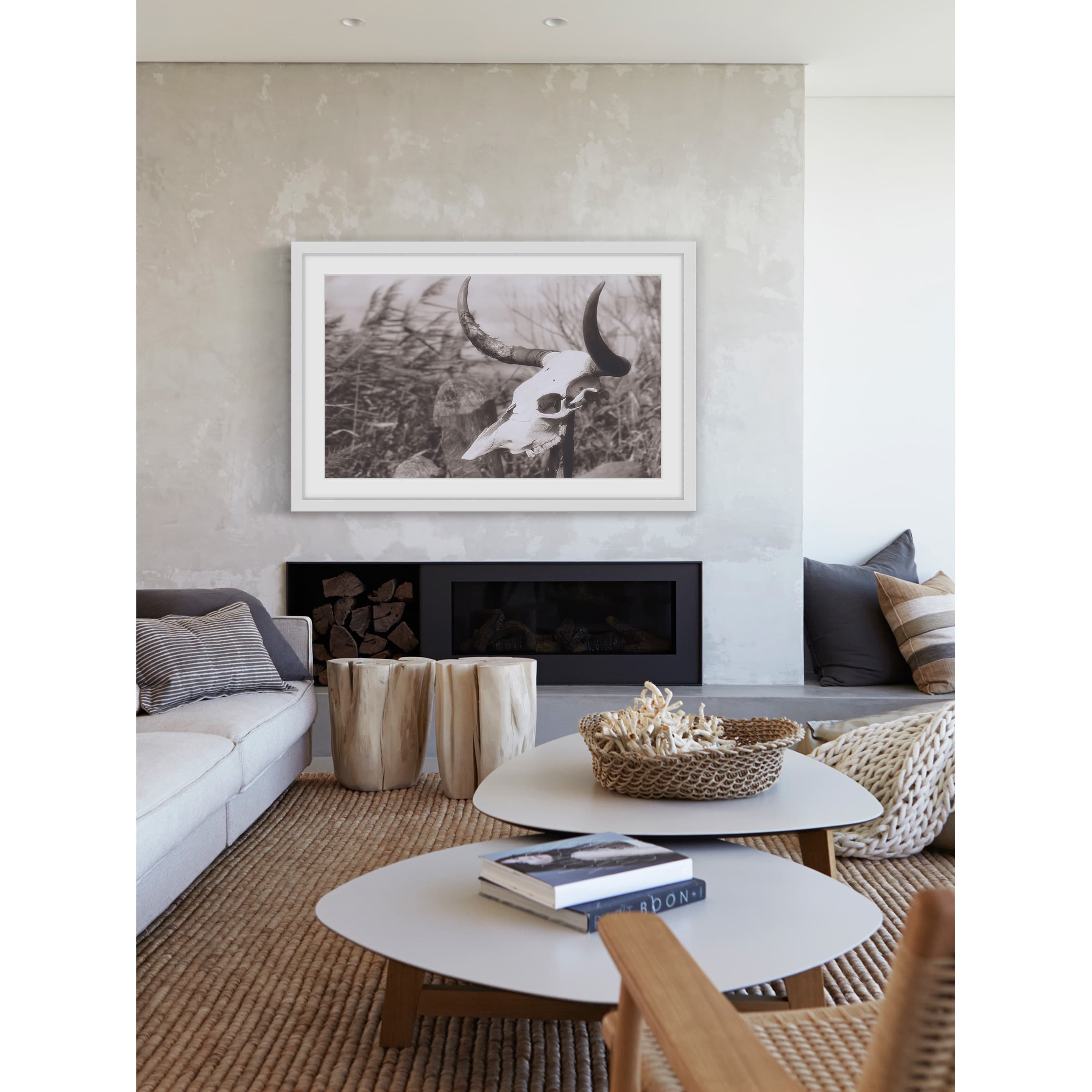 Marmont Hill "Deserted Skull" Framed Painting Print