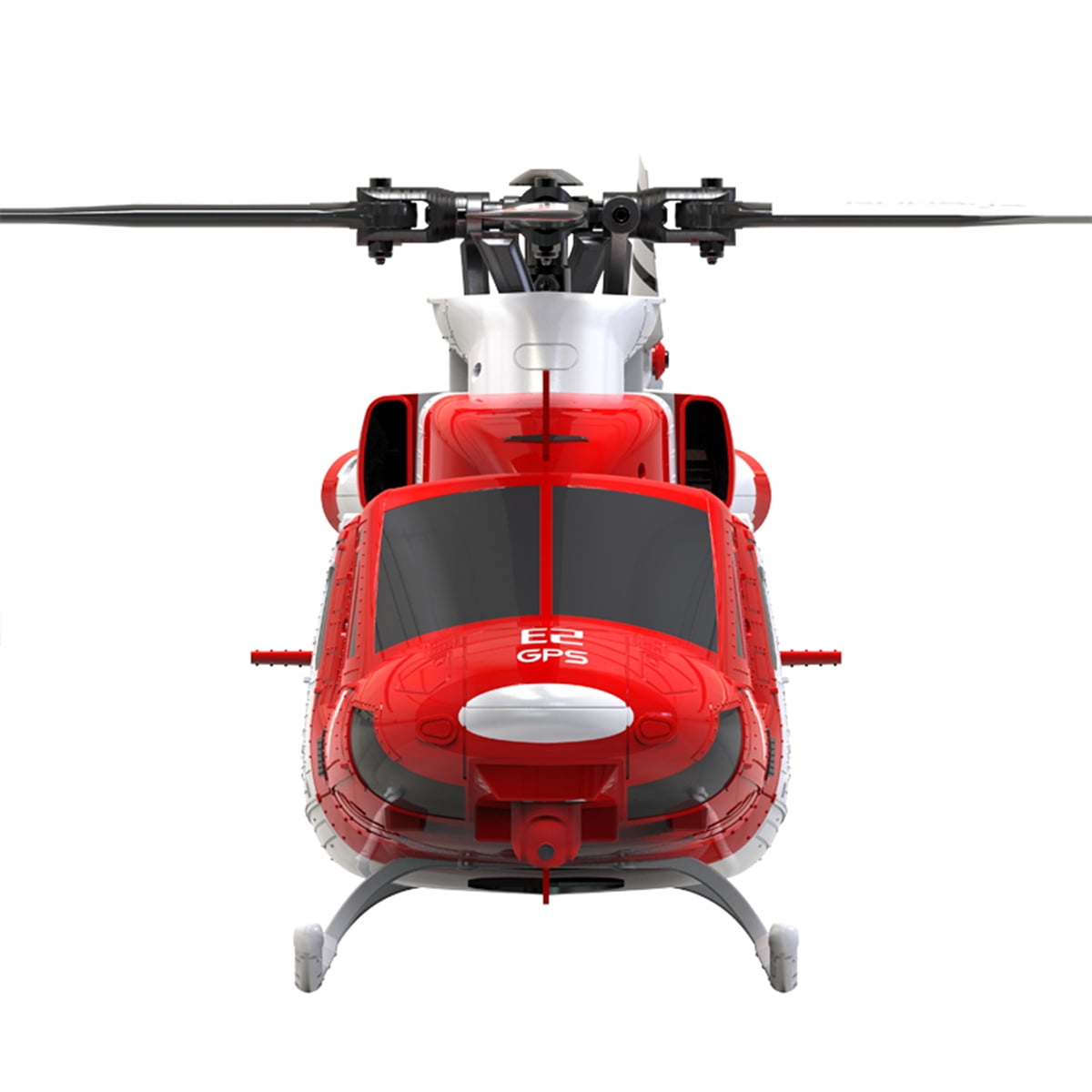 Remote Control Helicopter with GPS, E2 UH-1Y 2.4G 6CH Dual Brushless Direct Drive RC Simulation Helicopter Model with Lidar Positioning, Military RC Aircraft Outdoor