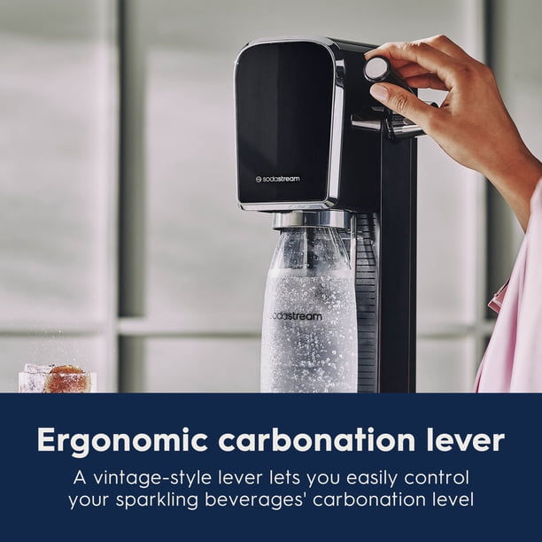 SodaStream Art Sparkling Water Maker Bundle with CO2, 2 Bottles