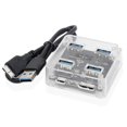 thumbnail image 2 of USB 3.0 Hub 4 Port Expansion Drive Free with Power Supply Interface 5Gbps High Speed Transmission with 50cm Data Cable, 2 of 5