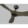thumbnail image 2 of 52 inch Propeller Ceiling Fan with Remote Control (3-Blade)-Brushed Steel Finish-Koa Blade Color Bailey Street Home 96-Bel-2884857, 2 of 10