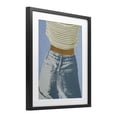 thumbnail image 2 of Stupell Industries Traditional Vintage Jeans & Tee Black Framed Print Under Glass, 17 x 21, by Victoria Barnes, 2 of 8