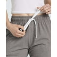 thumbnail image 3 of Real Essentials 3 Pack: Womens Cotton French Terry 9" Bermuda Short Pockets-Casual Lounge Athletic (Available in Plus), 3 of 6