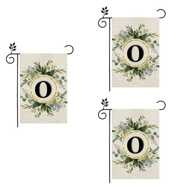 O Bandera de para Jardín, Doble Capa, Letras de Doble Cara, Bandera para Vacaciones Al Aire Libre, Decoración de Patio
