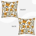 thumbnail image 3 of Kll Giraffes Head Decorative Throw Pillow Covers Velvet Soft For Couch Sofa Bedroom Living Room Outdoor -16"X16", 3 of 8