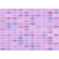 thumbnail image 1 of Ahgly Company Machine Washable Indoor Rectangle Transitional Heliotrope Purple Area Rugs, 2' x 5', 1 of 7