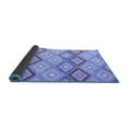 thumbnail image 2 of Ahgly Company Indoor Round Southwestern Blue Country Area Rugs, 5' Round, 2 of 4