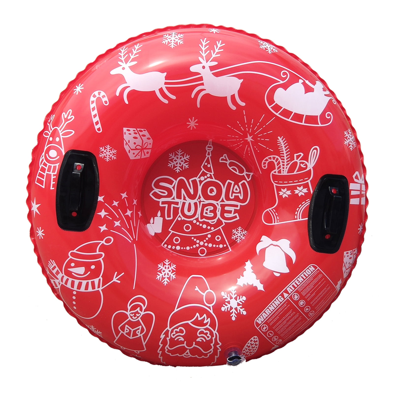 Nishore Snow Tube,Thicken Snow Winter Snow Winter Snow Tube Thicken Snow Tube With Handle Inflatable Pvc Tube Pvc Tube Thicken Snow Sled Heavy Duty Sleds Sled Winter Inch Inflatable Snow Handles