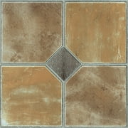 Achim Nexus 12"x12" 1.2mm Peel & Stick Vinyl Floor Tiles 20 Tiles/20 Sq. ft. Rustic Slate