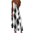 thumbnail image 2 of Women's Dress Summer Fashion Casual Beach Printed Camisole Sleeveless V-Neck Dresses Multicolor XL, 2 of 5