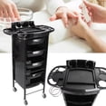 thumbnail image 4 of Salon Trolley Cart, Salon Beauty Rolling Cart 360° Rotation  For Extra Storage, 4 of 8
