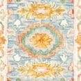 thumbnail image 6 of SAFAVIEH Aspen Ronnette Floral Bordered Wool Runner Rug, Blue/Ivory, 2'3" x 7', 6 of 7
