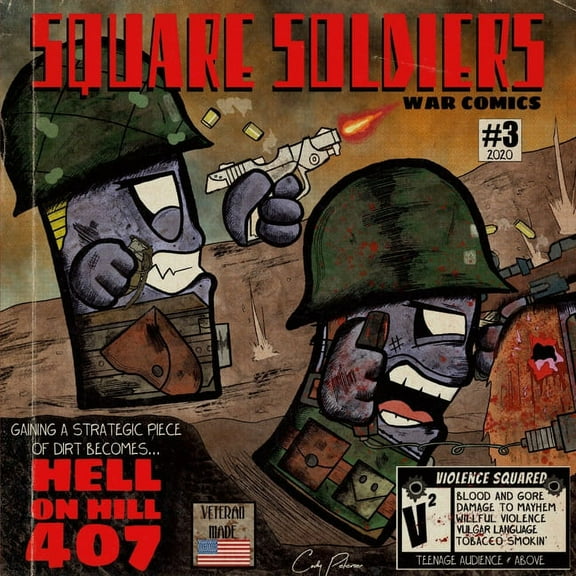 Square Soldiers #3: Hell on Hill 407, (Paperback)