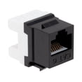 thumbnail image 3 of CAT6 Keystone Jack, Snap-In, 180-Degree Termination, Thermoplastic, Black, 50-Pack, CE Compliant, 3 of 4