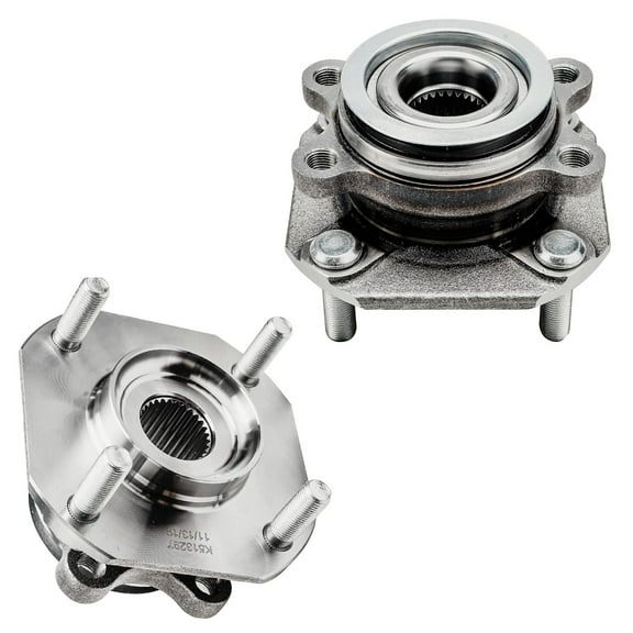 Detroit Axle - 2.0L Front Wheel Bearing Hubs for 2007-2012 Nissan Sentra, Replacement 2008 2009 2010 2011 Sentra Wheel Bearing and Hubs Assembly Set