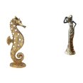 thumbnail image 1 of Figura de resina de mesa, estatua dorada, adorno decorativo para oficina, armario, dormitorio, sala de estar, chimenea, escultura de dama tribal afric, 1 of 8