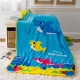 Baby Shark Cozy Toddler's Silky Soft Plush Throw Blanket, 40