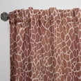 thumbnail image 3 of Designart 'Leopard Fur Safari Pattern I' Mid-Century Modern Curtain Panel, 3 of 5