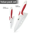 thumbnail image 3 of 2-Piece Ceramic Knife Set 6" Chef Knife and 3" Paring Knife Sharp Kitchen Knives Rust Proof Stain Resistant Vegetables Cooking Tool, 3 of 3