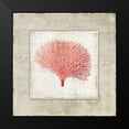 thumbnail image 2 of Wilson, Aimee 15x15 Black Modern Framed Museum Art Print Titled - Coral Linen II, 2 of 5