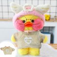 thumbnail image 3 of 12-Inch Plush Duck Sweater Set, Fashion Doll Clothes Accessories for Stuffed Animals, DIY Outfits for 12-Inch Plushies, Stylish Knitted Mini Apparel B#189 Multicolor, 3 of 3