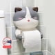 thumbnail image 4 of 2 uds soporte de papel higiénico de gato de dibujos animados decoración de soporte de almacenamiento de pañuelos para el hogar Soledad Portarrollos de papel higiénico, 4 of 4