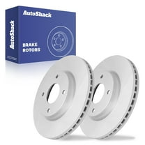 AutoShack 11.02" (279.8 mm) Front Vented Brake Rotors Coated | Replacement for 2007-2012 Nissan Sentra 2007-2012 Nissan Versa | 2-PC Set | ArmorStop
